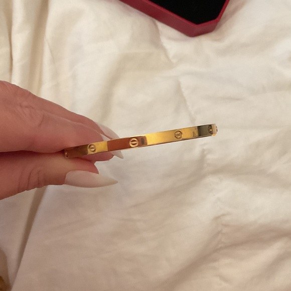 First Love Jewelry - Gold Love Bracelet thin